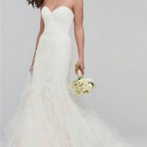 Wtoo Watters Strapless Wedding Dress